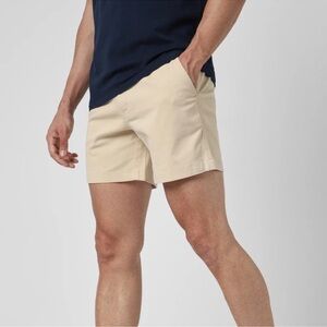 BEAR BOTTOM 5.5” Khaki Shorts mens size XXL casual cotton comfy elastic waist